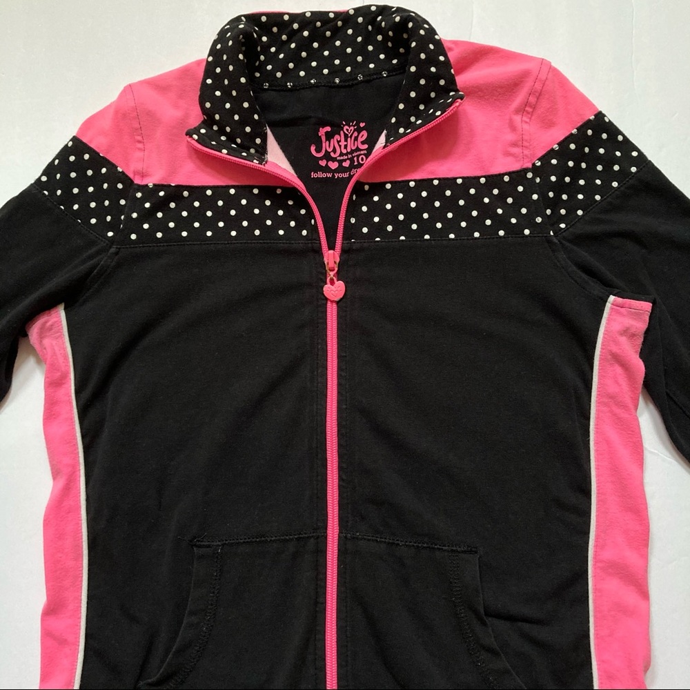 Justice | Zip Up Running Track Jacket